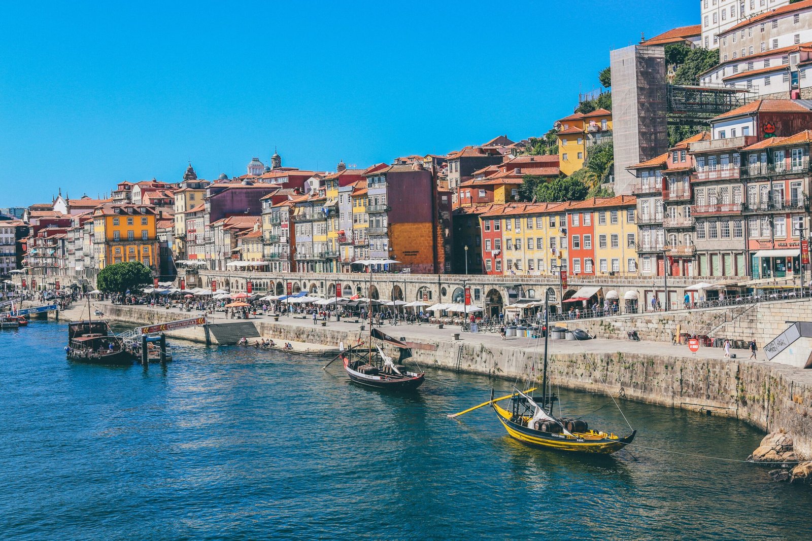 Riverside buildings in Porto, Portugal, a top destination for Americans seeking the easiest European countries to move to.