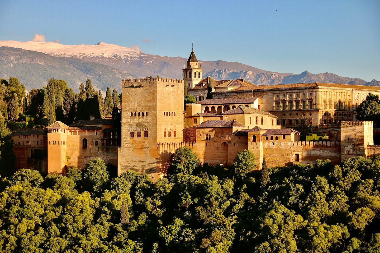 Historic Alhambra Palace in Granada, Spain, highlighting why Spain is among the easiest European countries to move to.